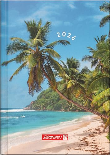 BRUNNEN Taschenkalender Mod. 731 2026 „Beach“ | A6, Papier