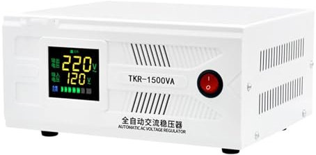 YOIUTRGDK Stabilizzatore di Tensione 220V Protezione da sovratensione Stabilizzatore di Tensione CA Automatico Stabilizzatore di Tensione CA monofase 1500W