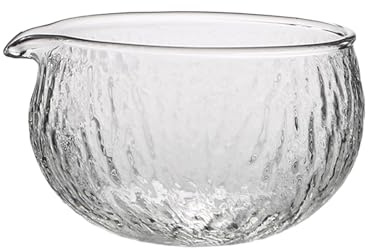 Matcha-japansk skål, Matcha-glasskål med värmebeständig, matcha-whiskhållare, tjock matcha-skål glas, glas matcha-set för matcha tillredningsset (A)