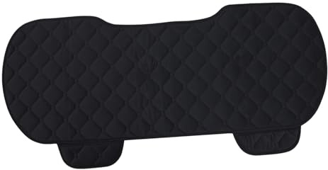 SOPOTUTU Winterliche Plüsch Autositzauflage Hinten Schwarz Komfortables Sitzkissen Rutschfest Strapazierfähig Passend Für Pkw