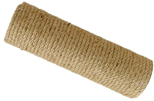 TOYANDONA Ersatz Kratzstamm aus Naturholz mit Seil Umwickelt 7cm Durchmesser 35cm Länge Abriebfester Katzen Kratzbaum für Wohnungskatzen Möbel und Sofaschutz Selbstgemacht Katzenkratzbaum