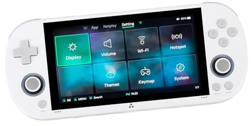 RASTKY Console di Gioco retrò Portatile Chip a 4 Core Ad Alte Prestazioni per Videogiochi retrò Supporta 28 Emulatori per Console di Gioco Portatile Schermo da 4,96 Pollici per Tutti Gli Amanti