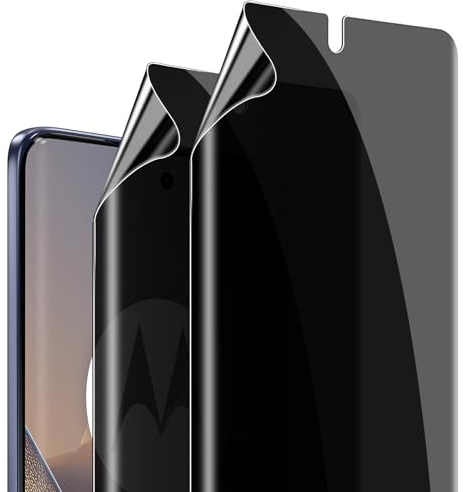 GEEMEE per Motorola Moto Edge 60/60 Pro/60 Fusion TPU Privacy Pellicola Protettiva, 2 Pezzi Privacy Anti Graffio Senza Bolle Pellicola TPU Protettiva Film Pellicola Protettiva