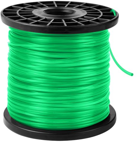CHRORINE Trimmerfaden 2,0 mm x 130m Rund Mähfaden Rasentrimmer Faden Schnur Ersatzfaden für Rasentrimmer Freischneider Motorsense Fadenspule
