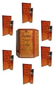 Pack de 6 almizcle perfume al Rehab Shaikhah 6 ml 100% aceite