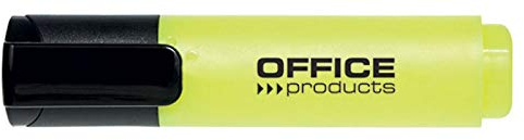 OFFICE PRODUCTS Textmarker 10er Pack - Gelb/Highlighter Textliner Die Ungiftige Tinte, Keilspitze Leuchtfarben Hohe Qualität/Strichstärke 2-5mm