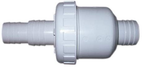 Rückschlagventil Pool 38mm Schlauchanschluss Sandfilter Schwimmbad 6/4 Zoll