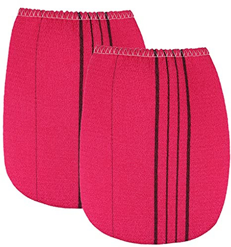 DEINKOREA Peelinghandschuhe (Rot)