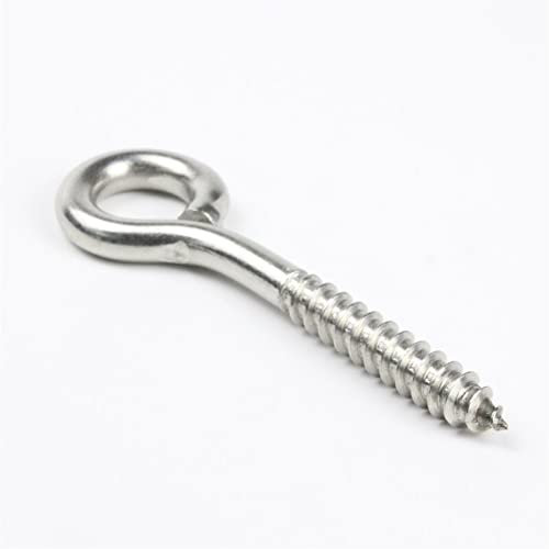 MOBEBI Pernos de expansión, 1 Uds., 103mm, Tornillo de Ojo Grande, Gancho de Perno, Tornillo de Acero Inoxidable 304, Accesorios de Cuerda DIY, Tornillos de Madera, Pernos de Anclaje (Color : /)