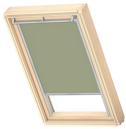 VELUX Original Nature Collection Dachfenster Verdunkelungsrollo, P10, Marsh, mit Grauer Führungsschiene