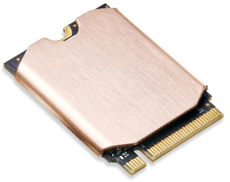 DolDer M.2 2230 SSD Kupfer Kühlkörper Abdeckung Wärmeleitpad kompatibel mit Steam Deck Hitzeschild Abdeckung Reparatursatz mit Schraubendreher Werkzeug Set