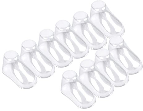 10 Stück transparente Schuhspanner für Baby-Schuhe, Baby-Stiefelhalter, Tragbarer Schuhspanner, Kinder Geformtes Display für Kinderschuhe Socken