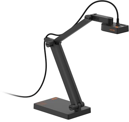 Ipevo V4K PRO 120 4K USB-Dokumentenkamera, 120-Grad-FOV-Objektiv, Sony CMOS-Sensor, schneller Autofokus, AI-Rauschunterdrückung, Webcam, USB-Plug-and-Play, Videokonferenzen, Streaming, Arbeit von zu
