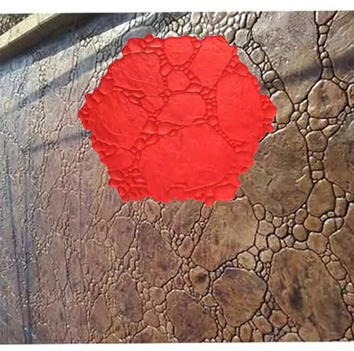Moldes Hormigon Impreso Piel de Sello de Textura de Concreto Natural, Estampillas de Ladrillos de Pared Estampas de Piso, Molde de Impresión de Cemento Decorativo de Piedra, Moldes de Impresión Sin Co