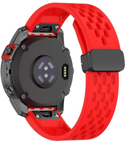 Armband Kompatibel mit Garmin Fenix 8 51mm Armband 26mm Magnetisch Armbänder Ersatzarmband Verstellbares Uhrenarmband für Garmin Fenix 8 51mm Sportarmband Zubehör