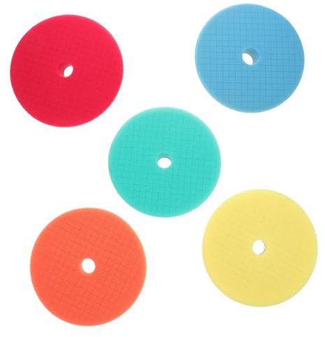 Artibetter 5pcs Car Polishing Buffer Wheel Sponge Polishing Pads for Car Wax Detailing Kit Drill Attachment