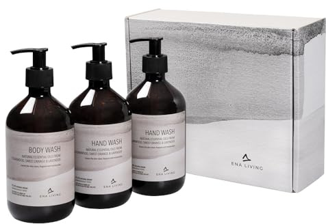 Geschenkset Handseife & Duschgel, 2x500ml Seife + 1x500ml Duschgel