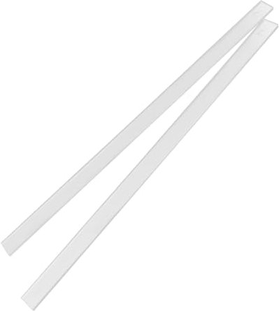 OFFSCH Cookie Thickness Ruler Set 2pcs Acrylic Baking Tool 4mm Thickness Measure Guide for Dough Rolling Pin Even Biscuit Pastry Decoration Kitchen Utensil Home Bakery