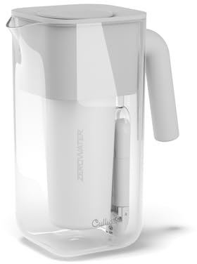 Culligan with ZeroWater Technology 1.9-L Water Filter Jug – Includes 5-Stage Advanced Water Filter, IAPMO Certified to Reduce Lead, Total PFAS (Forever Chemicals), Mercury, Fluoride, and Chlorine