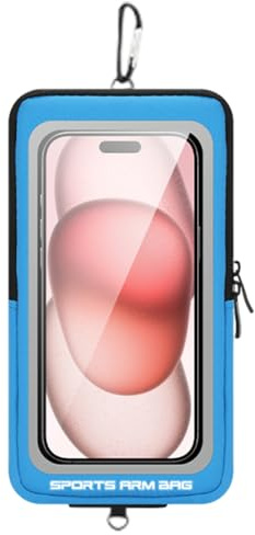Handyhalterung zum , wasserdichte Handgelenktasche, Aufbewahrungstasche, Handgelenktasche für die meisten Smartphones, Workout, Training, Wandern, Reisezubehör