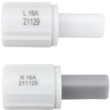 VGOL 1 Par de Bisagras de Plástico con Amortiguador Giratorio para Sistema de Cierre Suave con Amortiguación Del Asiento Del Inodoro