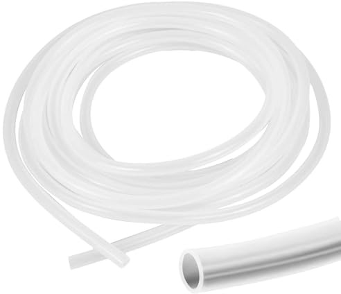 Silikonschlauch 8mm ID x 11mm OD, 1.5 Meter Transparenter Schläuche | Flexibler Lebensmitteltaugliche Silikonschlauch, Wasser Luft Schlauch Rohr,für Wasser, Luft