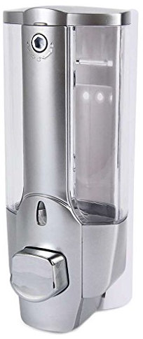 Dispenser di sapone liquido a doppia testa singola a parete Bagno Hotel Disinfettante per le mani Doccia Shampoo Contenitore di sapone liquido, Vernice spray 1