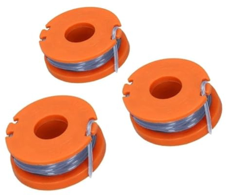 Replacement Trimmer Spool and Line for Argos for McGregor MCT1825 Grass Trimmer 3 Pack 6 Pack Autofeed Spools Brush Cutter Refills(3PCS)