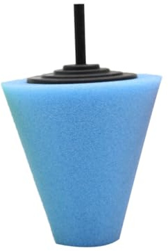 PACKOVE Tampone Spugna Lucidatura Auto a Forma Conica 3 Pollici per Cerchi e Paraurti, Spugna in Materiale Sigillante e Finitura, per Lucidatura Dettagli Auto