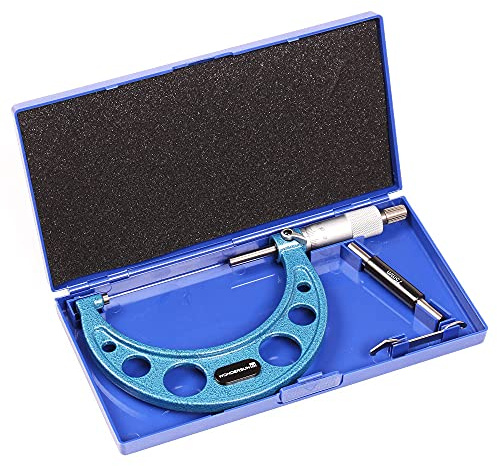 WONDERSUNM Outside Micrometer 3-4 Measuring Range,0.0001 Graduation for Machinists,Professional Precision Tool for Accurate Measurements