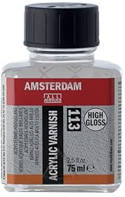 Amsterdam Protection - Acryl Firnis 113 Hochglanz - 75 ml - Dauerhaftes, nicht vergilbendes Finish für Acryl- & Ölgemälde