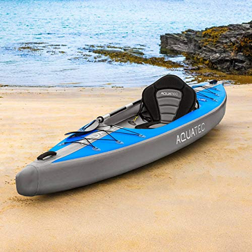 AQUATEC aufblasbare Kajaks | das Schlauchboot Kanu ist in 2 Stilen & entweder als Einzeln oder Tandem erhältlich (Tandem (2 Sitze), Ottawa (Pro))