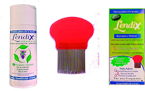 Lendix Champú Plus antipiojos y liendres con peine de regalo
