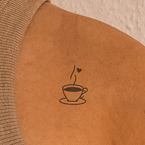 Inkster® Kaffeetasse mit Herz Tattoo | Temporäres Tattoo mit EU-Kosmetikzertifizierung | wasserfest + vegan | revolutionäres 2-Wochen-Tattoo | Fake Tattoos und Klebetattoos für Erwachsene