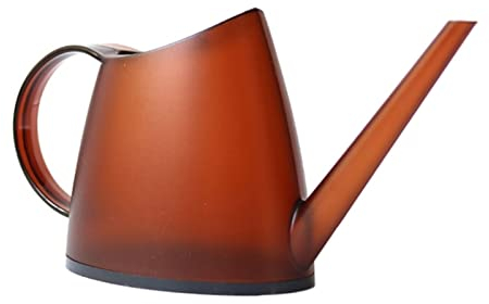 FrEshn Gießkanne 1.4L Watering Kann transparente Lange Auslaufkessel Nordic-Art-Garten-Blumentopf for Innen-Outdoor-Bonsai-Pflanzen Gießkanne Zimmerpflanzen (Size : Orange)