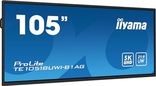 105 Black Interactive Display 5k Uhd 450 Cd/m2 16/7 Operation
