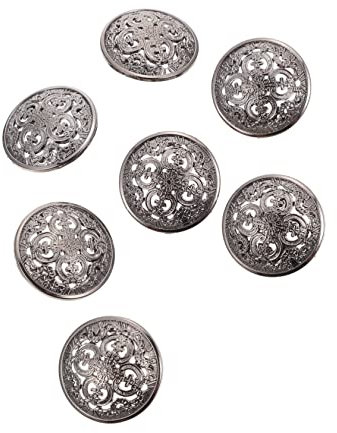 NUOBESTY 50stücke Metallknöpfe Für Nähen Dekorative Nähschnallen Retro-kleidung Knöpfe Mit Kleidungsdekoration Für Anzüge Hüte Gürtel