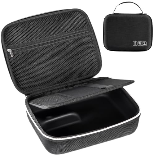ProCase Friseurtasche Ölbeständige Tragetasche für 2 Haarschneider Scheren und Zubehör, Friseur Werkzeugtasche Trimmer Organizer Tasche Aufbewahrungsbox für Friseur Zubehör Friseurbedarf -Schwarz