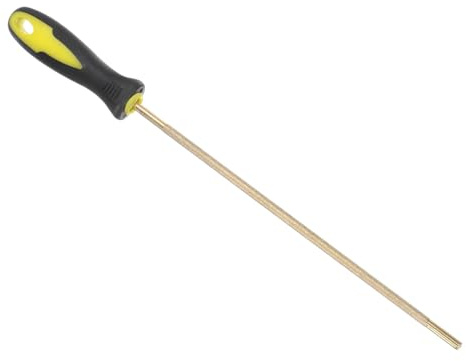 CoCud Diamond Chainsaw File, 3/16(4.8mm) 80 Grits, Titanium Plating Round Sharpener Files with Non-Slip Handle - (Applications: for Sharpening Chain Saws)