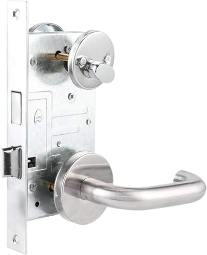 Serratura per porta scorrevole residenziale Kit di serratura per porta commerciale Serratura per porta di sicurezza antincendio Serratura per maniglia per corridoio in acciaio inossidabile Set di