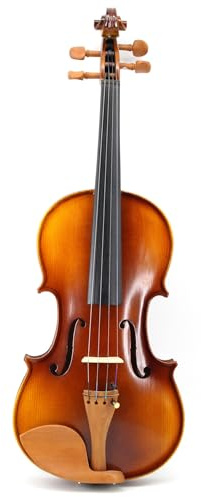 Violine Vollholzgeige In Voller Größe Handgefertigt Mit Geigenkasten Und Bogen Geeignet Für Anfänger Und Geigenliebhaber(3/4)