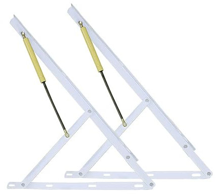 Hubmechanismus-Set für Stauraumbetten, 60/80/90/100/110/120/150 cm, hochklappbarer Bettrahmen, Scharniersatz, hydraulisches Betthebeset, Hochleistungs-Gasfederbett, Stauraumhebeset, Möbelzub