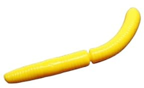 Libra Lures Fatty D`Worm Tournament 55mm | Forellenköder Supersoft | Inhalt: 12 Stück | Aroma: Krill