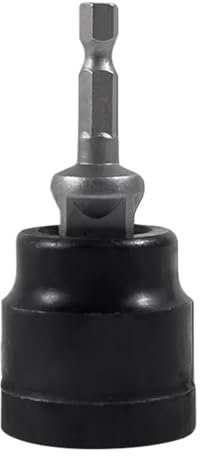 shuhauk Jack Socket Drill Adapter, Jack Socket Drill Adapter for Car, Heavy Duty Labour Saving Tool, Quick Connect Gear for Commuting, Traveling, Road Trip