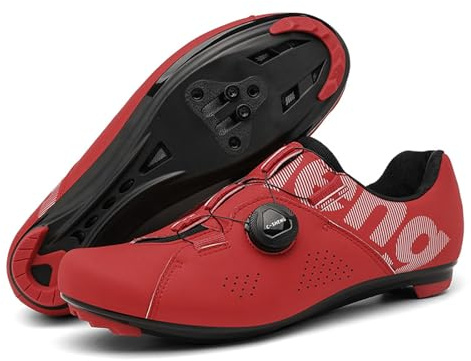 Hixingo Fahrradschuhe Herren SPD SPD-SL Damen Rennradschuh MTB Radsportschuhe Mountainbike Schuhe Sneaker Atmungsaktive Outdoor-Radschuhe Fahrrad Schuhe, Kompatibles
