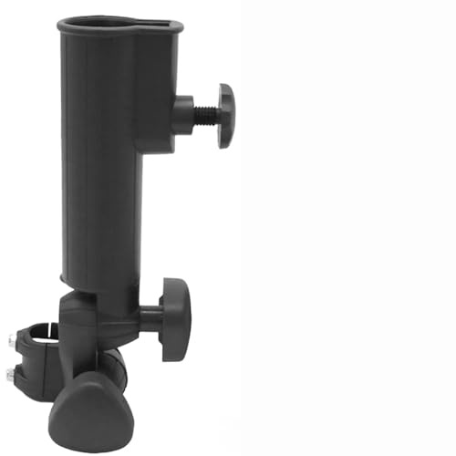 SUBLXPoten Golfschirmhalter Warenkorb-Schirmhalter Multifunktions-Trolley-Schirmhalter Einstellbarer Winkel-Schirm-Montagevorrichtung
