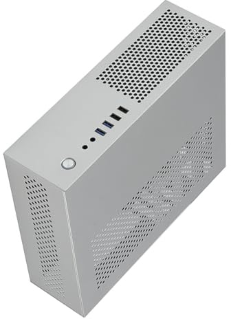 BUBEFSKD Caja De Ordenador Pequeña A10 Carcasa PC HTPC con Chasis MATX 7 3L para Escritorio con Refrigeración Eficiente Construcción Ordenador