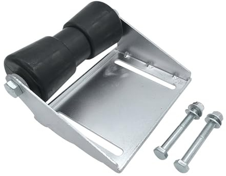 PLCPDM Supports de rouleau universels pour remorque - Positionnement réglable - Supports galvanisés avec caoutchouc de type lourd pour le transport de kayaks et roues de remorque