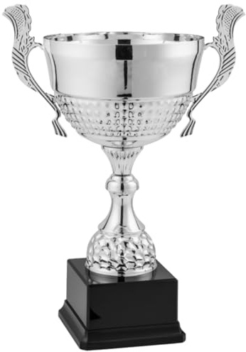 Generico Coppa Trofeo Personalizzabile Grande in Metallo Varie Misure Calcio, Fantacalcio, Tennis, Padel, Basket Premiazioni Sportive ed Eventi con Targhetta Personalizzata cod 7.501