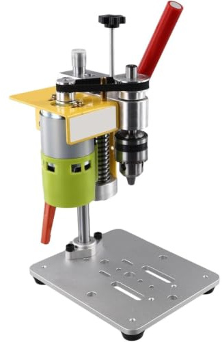 Mini prensa, taladro, taladro de mesa portátil, 4500-7000 rpm, adecuado para fresadoras de mesa CNC, madera, plásticos y proyectos de bricolaje
